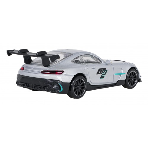 Kovové auto 1:43 Mercedes-AMG GT2 stříbrné barvy RASTAR