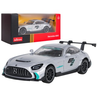 Kovové auto 1:43 Mercedes-AMG GT2 stříbrné barvy RASTAR