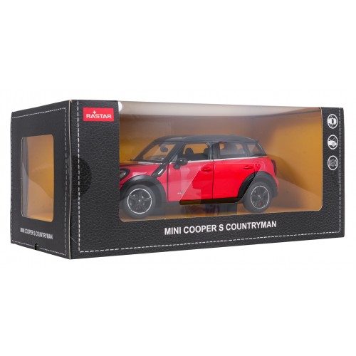 Kovové auto 1:24 MINI Countryman červené RASTAR