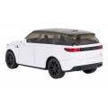 Kovové auto 1:43 Range Rover Sport SV bílé barvy RASTAR