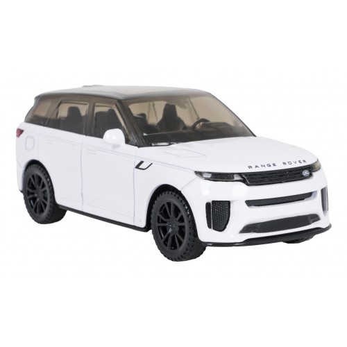 Kovové auto 1:43 Range Rover Sport SV bílé barvy RASTAR