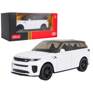 Kovové auto 1:43 Range Rover Sport SV bílé barvy RASTAR