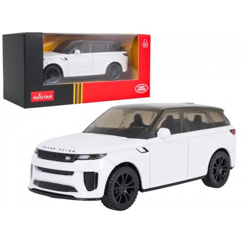 Kovové auto 1:43 Range Rover Sport SV bílé barvy RASTAR