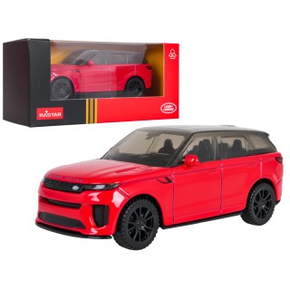 Kovové auto 1:43 Range Rover Sport SV červené RASTAR