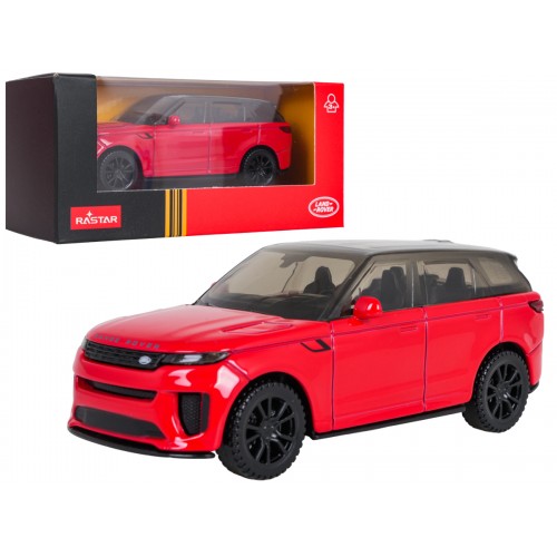Kovové auto 1:43 Range Rover Sport SV červené RASTAR
