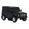 Kovové auto/robot 2v1 1:32 Land Rover Defender Černý RASTAR