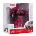 Autíčko/robot 2 v 1 v měřítku 1:32 Land Rover Defender červený RASTAR