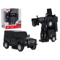 Autíčko/robot 2 v 1 v měřítku 1:32 Land Rover Defender, černý, RASTAR