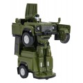Kovové auto/robot 2v1 1:32 Land Rover Defender zelený RASTAR