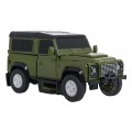 Autíčko/robot 2 v 1 v měřítku 1:32 Land Rover Defender, zelený, RASTAR
