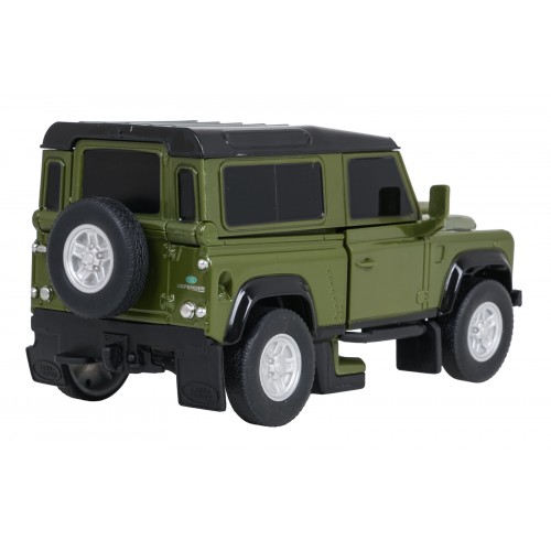 Autíčko/robot 2 v 1 v měřítku 1:32 Land Rover Defender, zelený, RASTAR