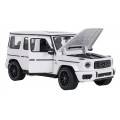 Kovové auto 1:24 Mercedes AMG G63 bílé barvy RASTAR
