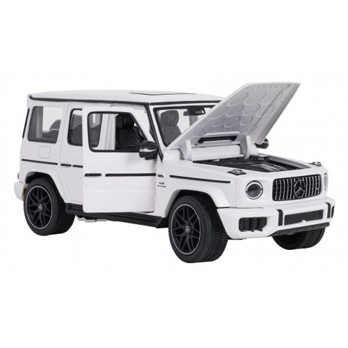 Kovové auto 1:24 Mercedes AMG G63 bílé barvy RASTAR