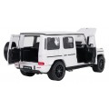 Kovové auto 1:24 Mercedes AMG G63 bílé barvy RASTAR