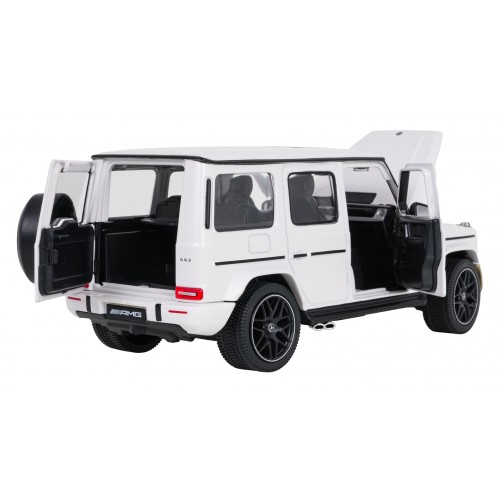 Kovové auto 1:24 Mercedes AMG G63 bílé barvy RASTAR