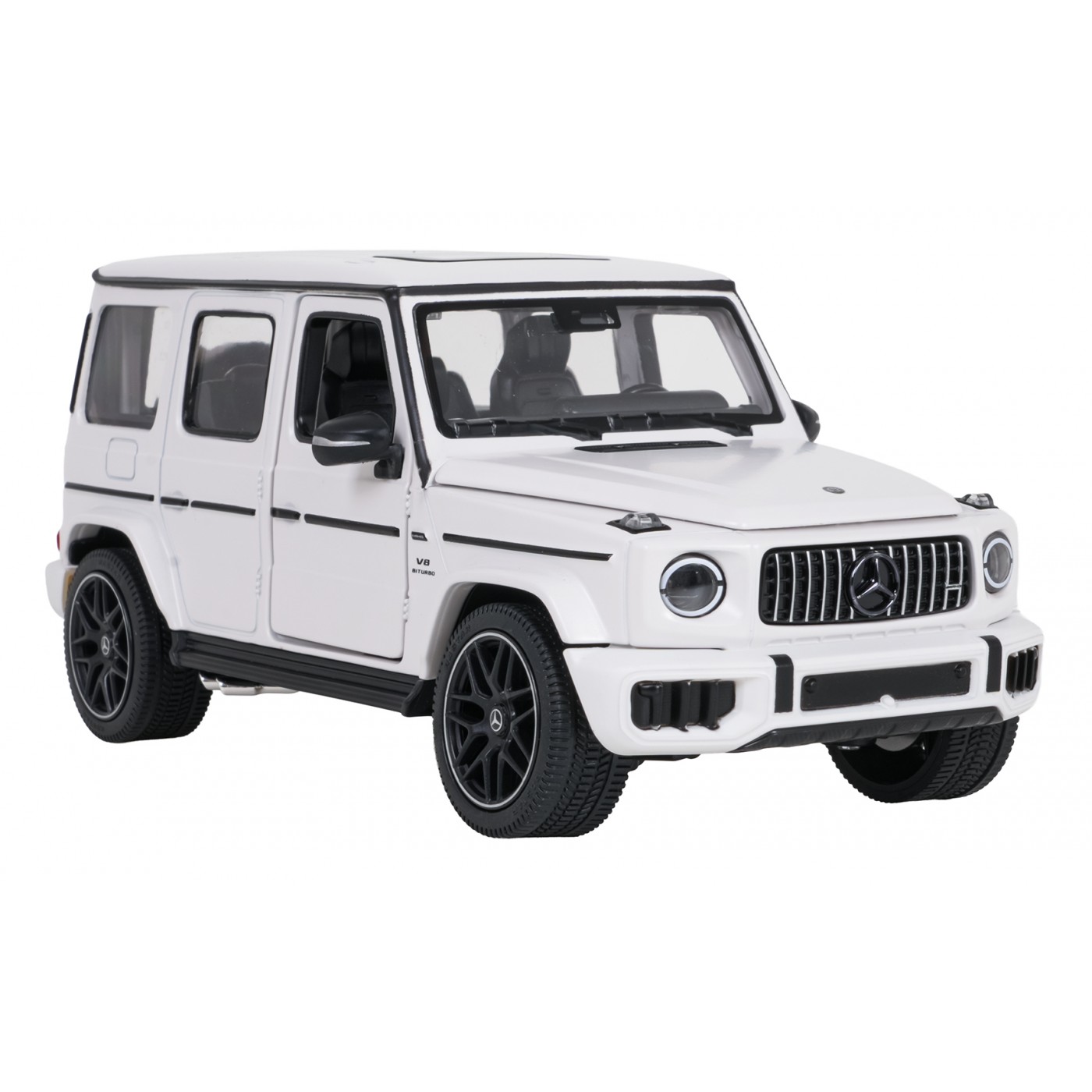Kovové auto 1:24 Mercedes AMG G63 bílé barvy RASTAR