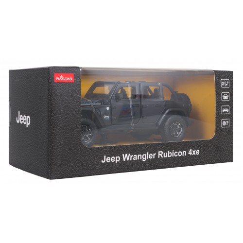 Kovové auto 1:32 Jeep Wrangler Rubicon Black RASTAR