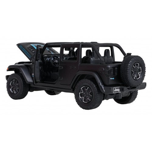 Kovové auto 1:32 Jeep Wrangler Rubicon Black RASTAR