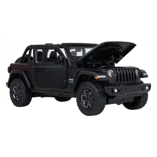 Kovové auto 1:32 Jeep Wrangler Rubicon Black RASTAR