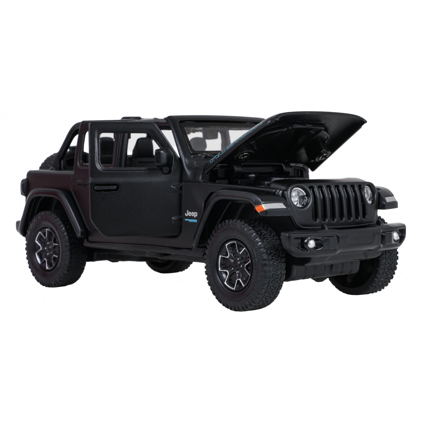 Kovové auto 1:32 Jeep Wrangler Rubicon Black RASTAR