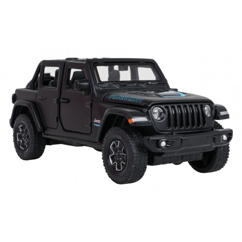Kovové auto 1:32 Jeep Wrangler Rubicon Black RASTAR