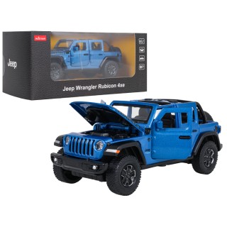 Kovové auto 1:32 Jeep Wrangler Rubicon Blue RASTAR