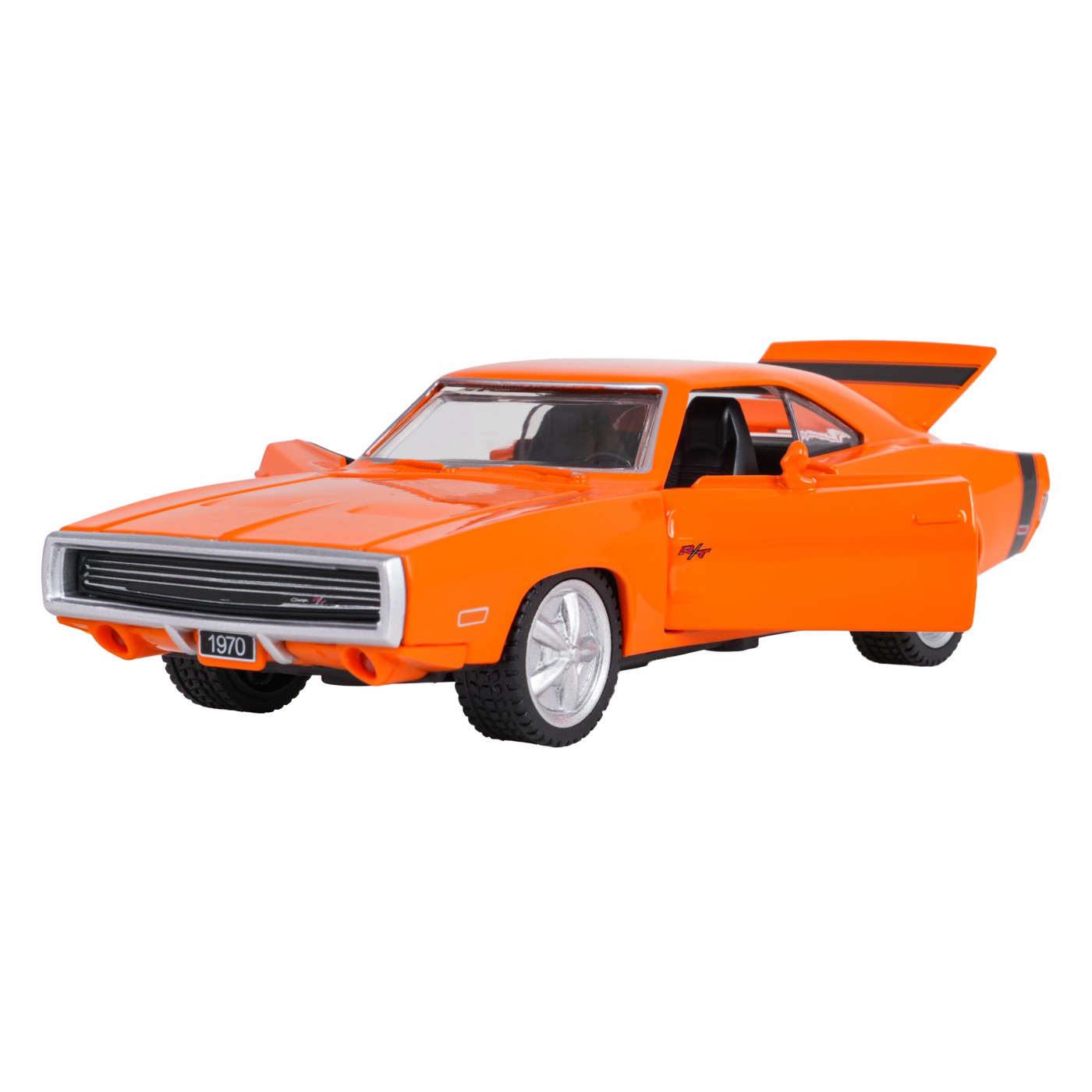 Kovové auto 1:36 1970 Dodge Charger R/T oranžové RASTAR