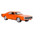 Kovové auto 1:36 1970 Dodge Charger R/T oranžové RASTAR