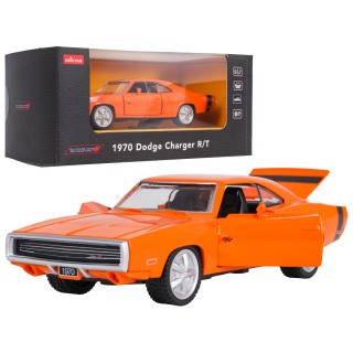 Kovové auto 1:36 1970 Dodge Charger R/T oranžové RASTAR