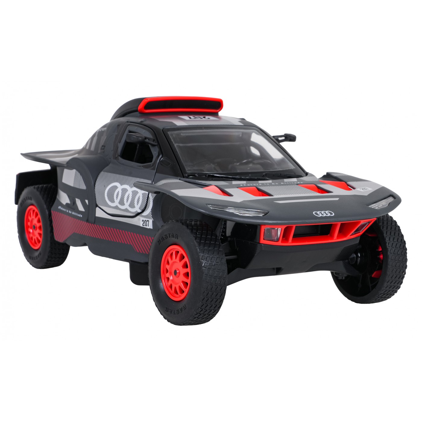 Kovové auto 1:32 AUDI RS Q e-tron šedé RASTAR