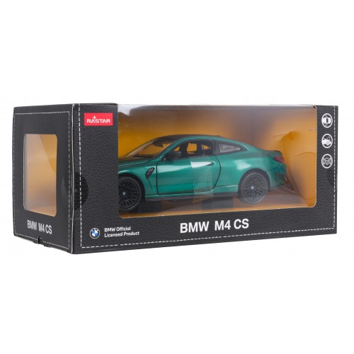 Kovové auto 1:24 BMW M4 CS zelené RASTAR