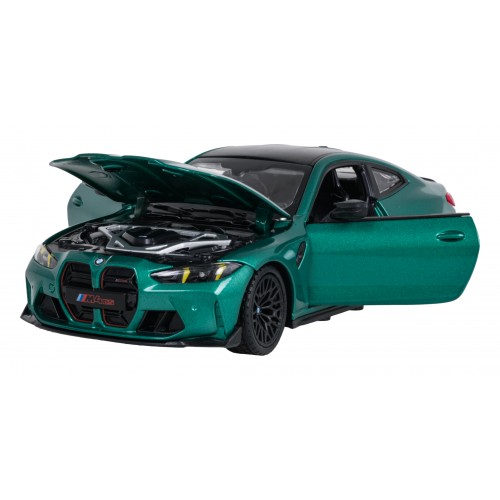 Kovové auto 1:24 BMW M4 CS zelené RASTAR