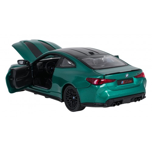 Kovové auto 1:24 BMW M4 CS zelené RASTAR