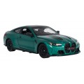 Kovové auto 1:24 BMW M4 CS zelené RASTAR