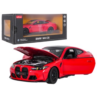 Kovové auto 1:24 BMW M4 CS červené RASTAR