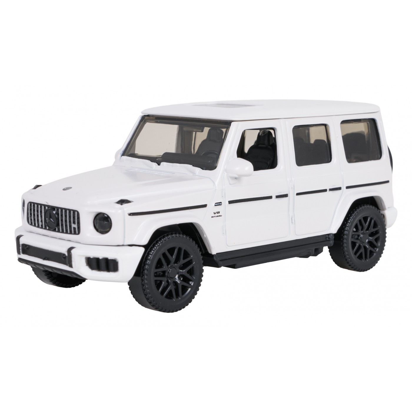 Kovové auto 1:43 Mercedes AMG G63 bílé barvy RASTAR