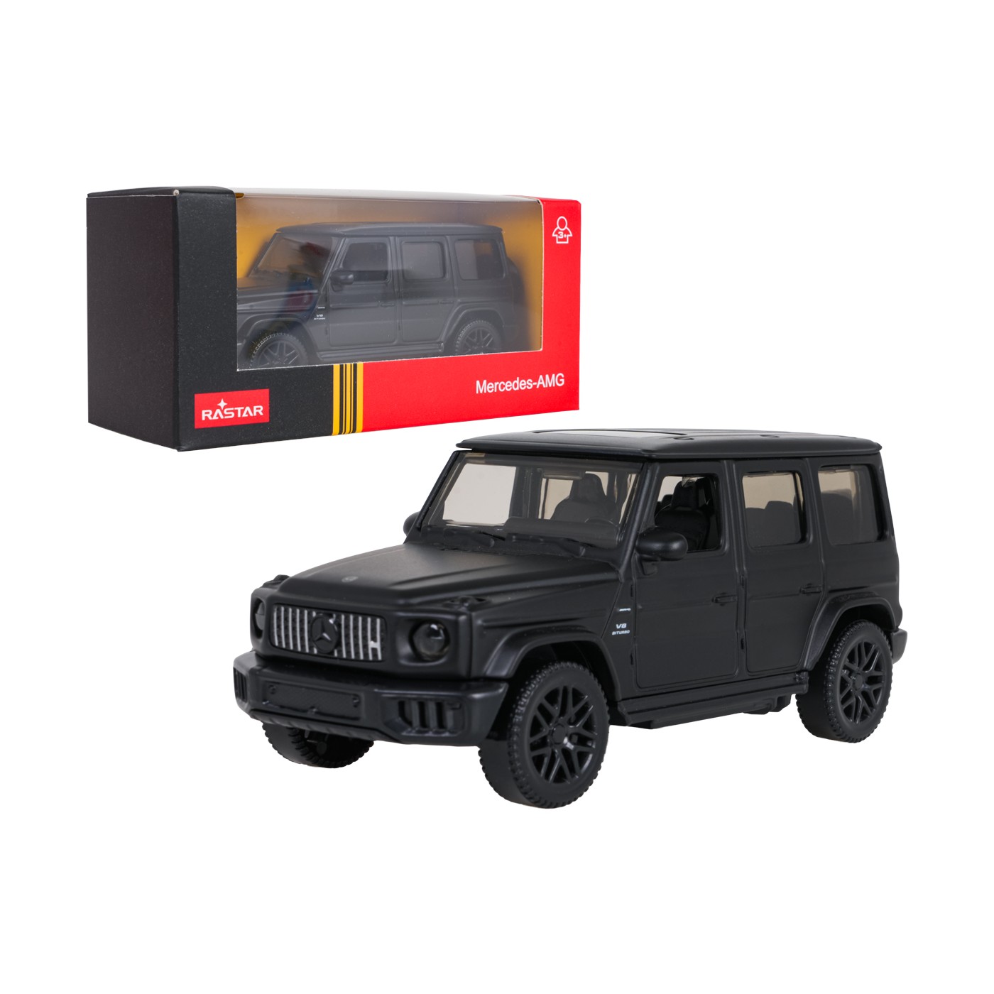 Kovové auto 1:43 Mercedes AMG G63 černé RASTAR