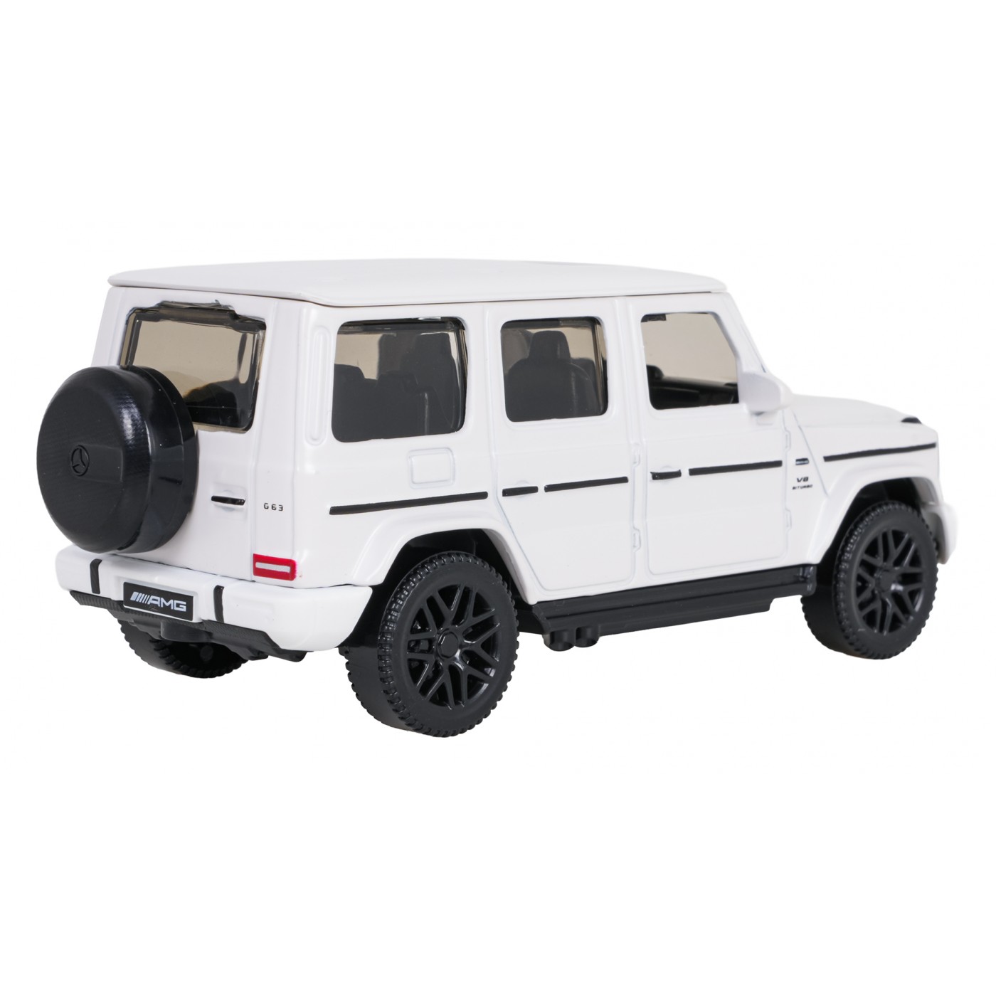 Kovové auto 1:43 Mercedes AMG G63 bílé barvy RASTAR
