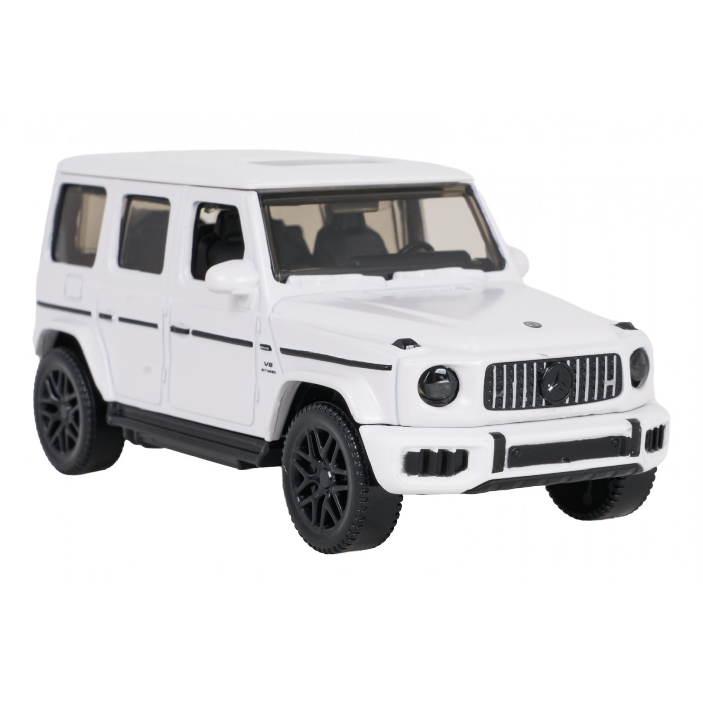 Kovové auto 1:43 Mercedes AMG G63 bílé barvy RASTAR