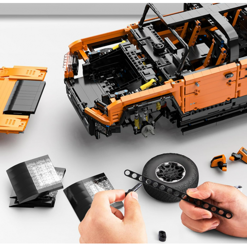 Bloky R/C Car 1:10 Hummer EV Orange RASTAR