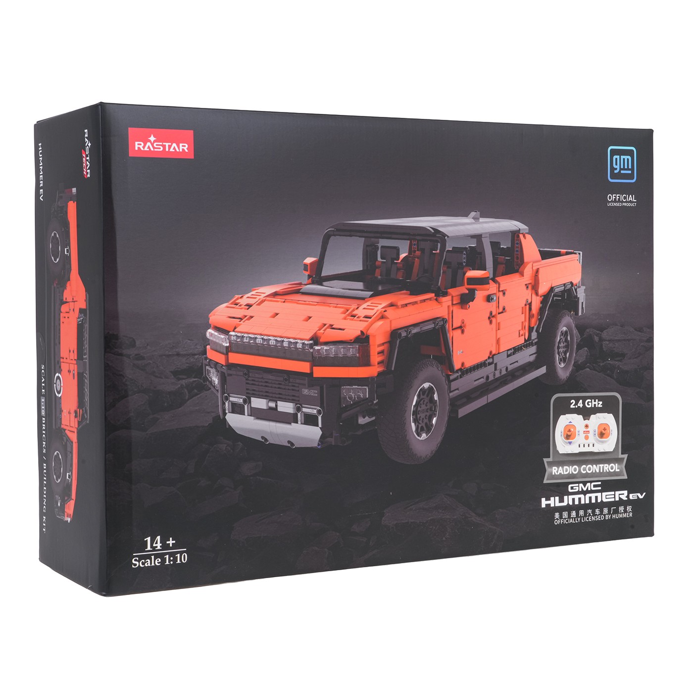 Bloky R/C Car 1:10 Hummer EV Orange RASTAR