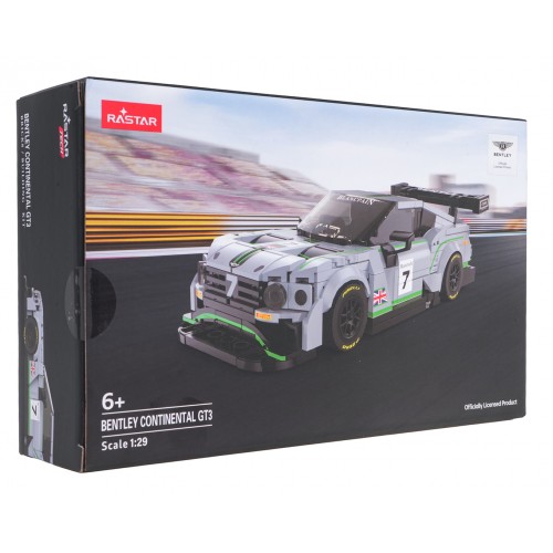 Autodíly 1:29 Bentley Continental GT3 šedé RASTAR