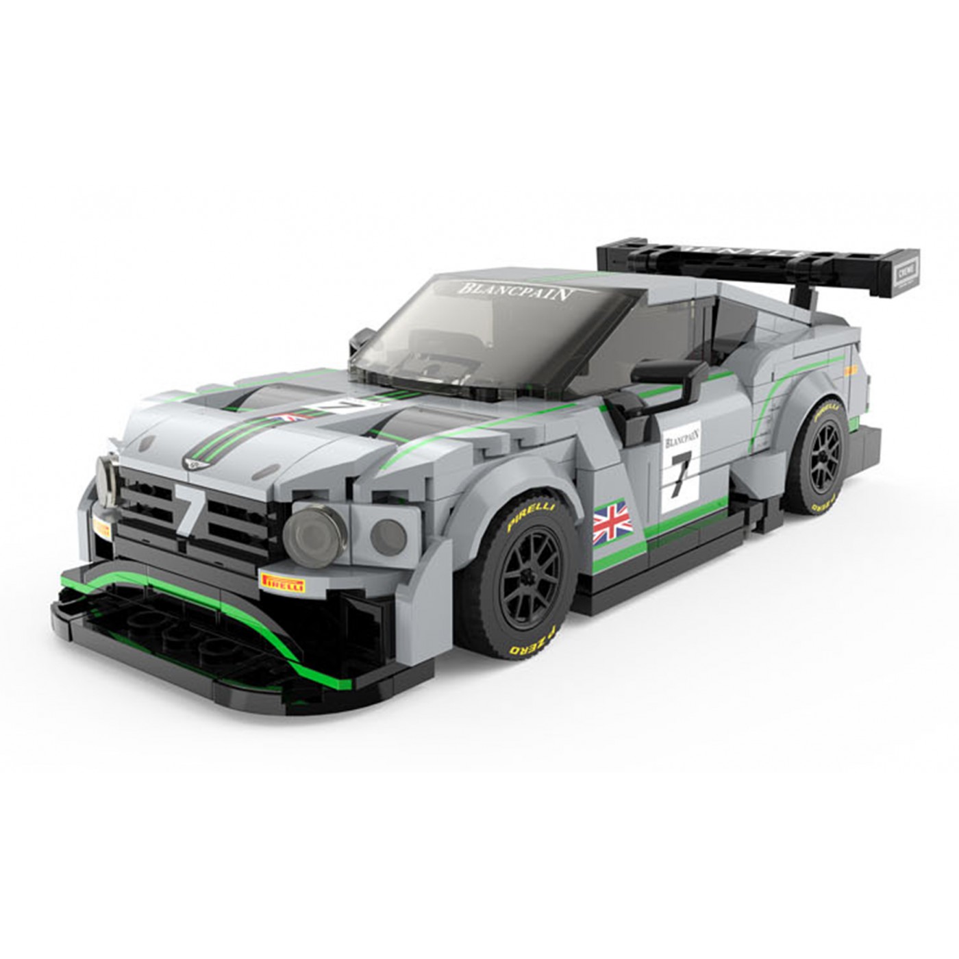 Autodíly 1:29 Bentley Continental GT3 šedé RASTAR