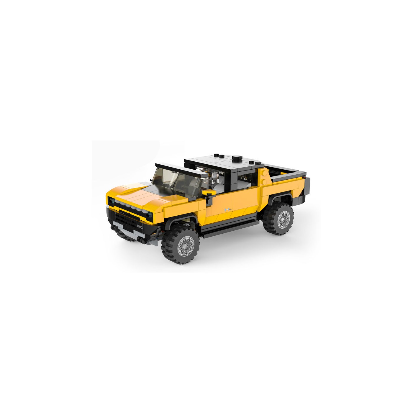 Autobloky 1:30 Hummer EV Žlutý RASTAR