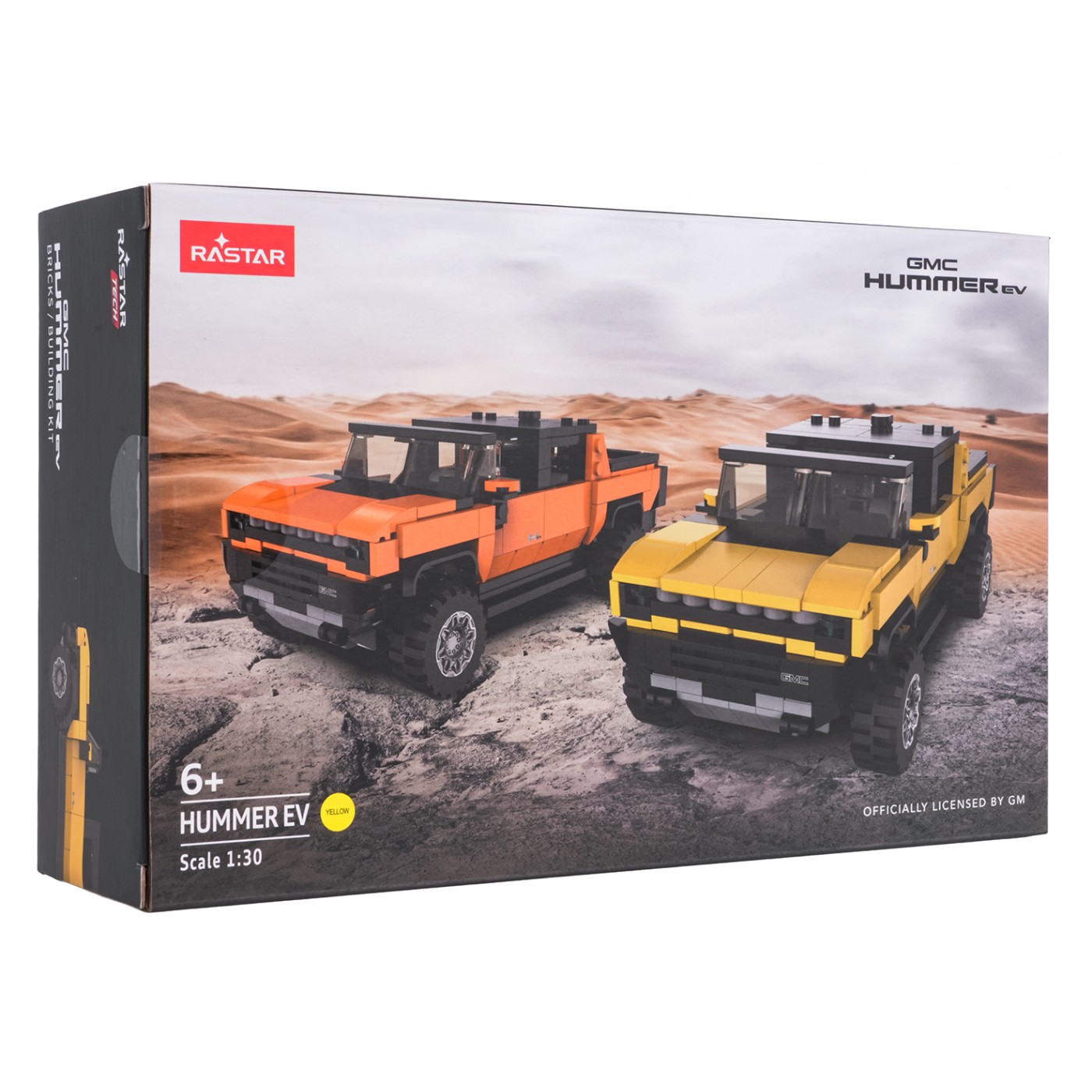 Autobloky 1:30 Hummer EV Žlutý RASTAR