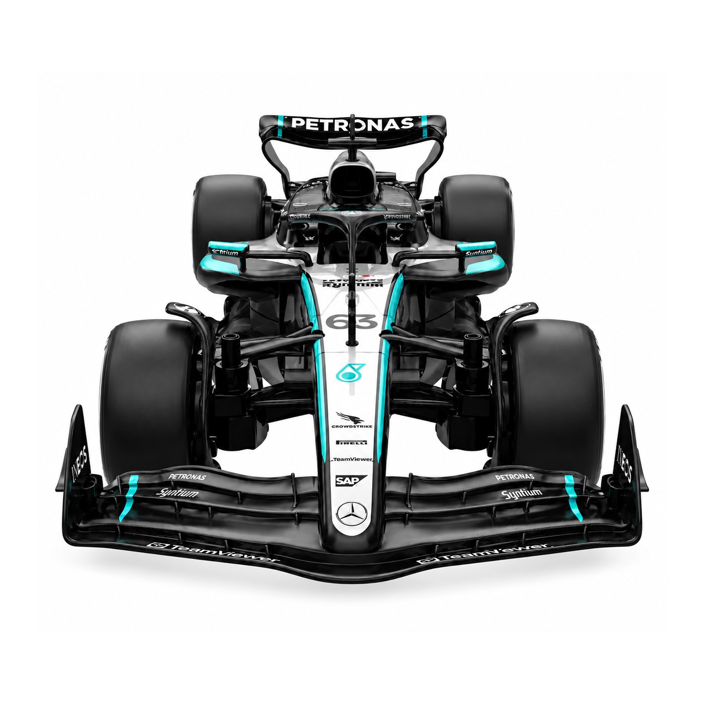 R/C auto 1:16 Mercedes-AMG F1 W16 E Performance stavebnice černá RASTAR