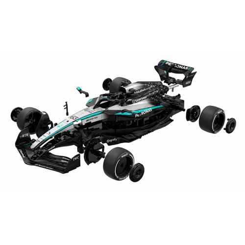 R/C auto 1:16 Mercedes-AMG F1 W16 E Performance stavebnice černá RASTAR