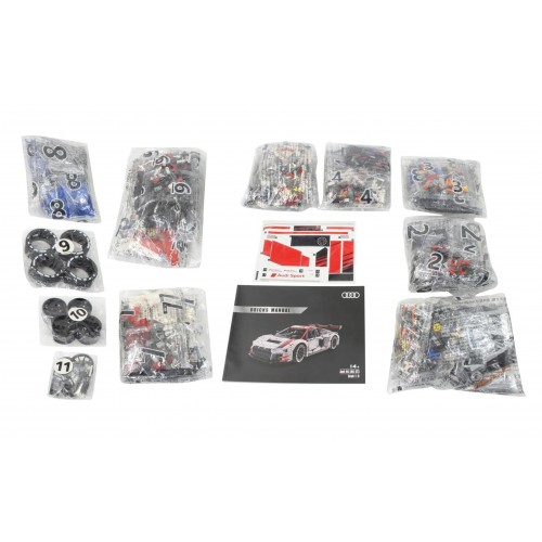Autodíly 1:8 Audi R8 LMS GT3 bílé RASTAR