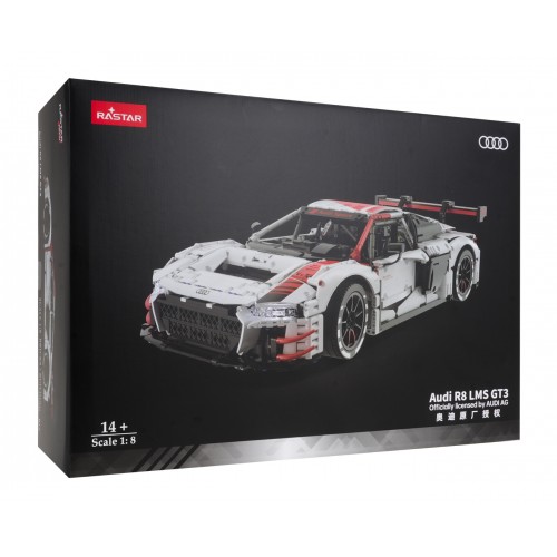 Autodíly 1:8 Audi R8 LMS GT3 bílé RASTAR