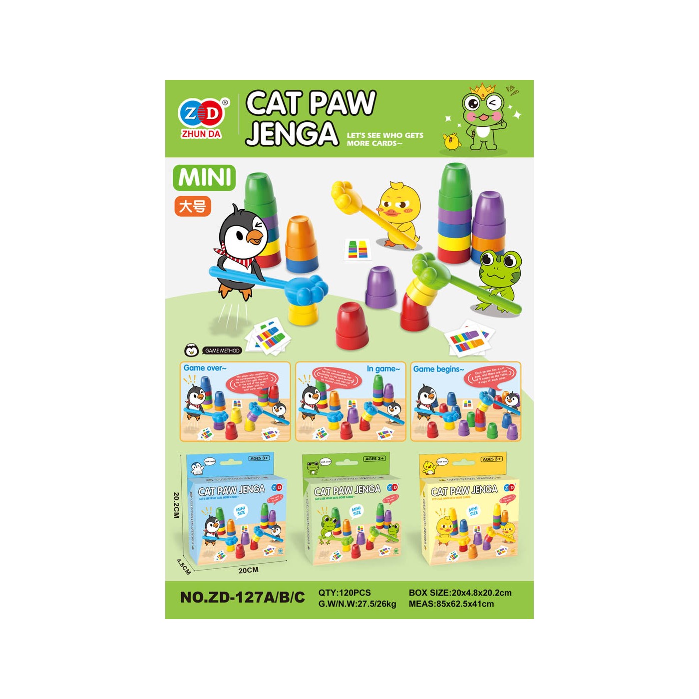 copy of Řemeslná hra Cups + karty Frog Edition